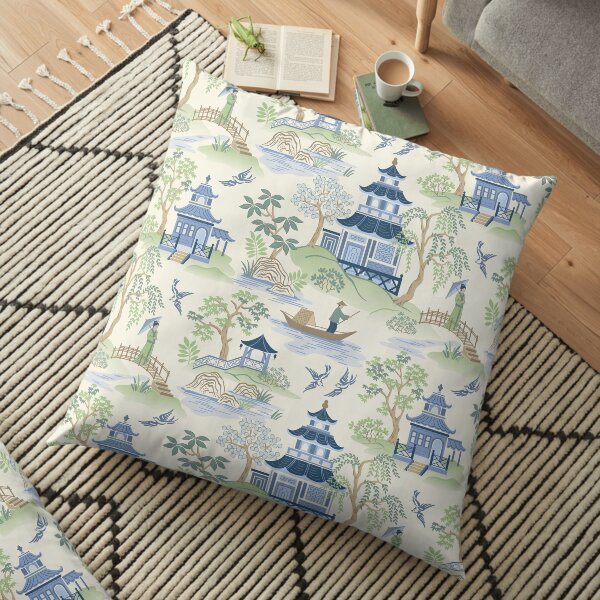Chinoiserie Floor Pillow