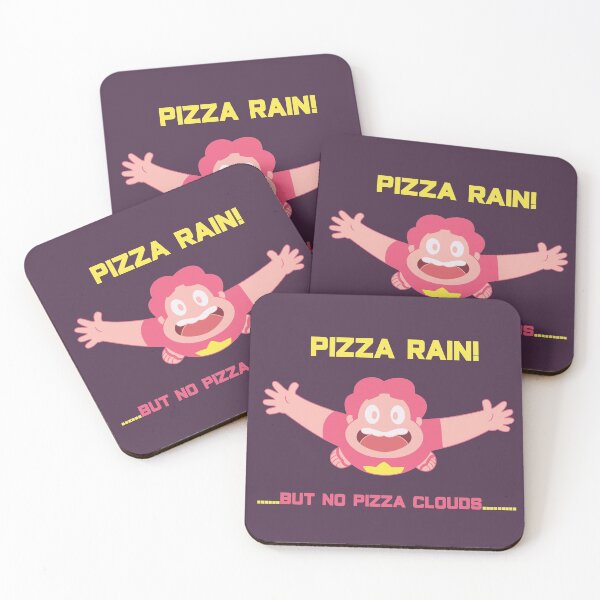 Steven Quartz Universe Pizza Coasters (Set of 4)