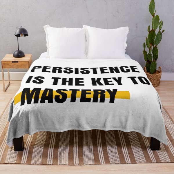 Item preview, Persistence is the key to mastery designed and sold by Aydin Habibi.