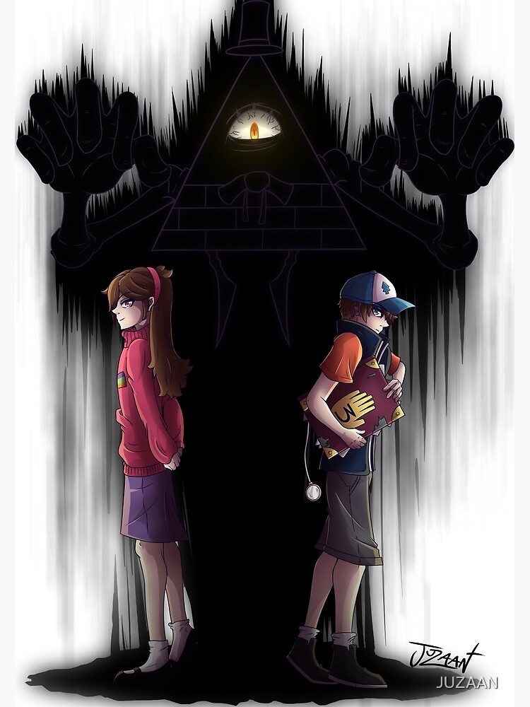 "TRUST NO ONE (Gravity Falls)" Canvas Print by JUZAAN Redbubble
