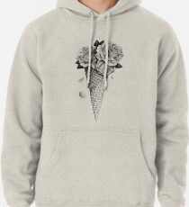 Sudadera con capucha Rosas de helado