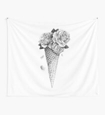 Eiscreme Rosen Wandbehang