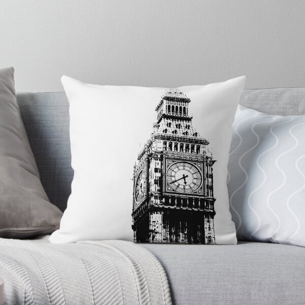 Big Ben - Palace of Westminster, London Throw Pillow