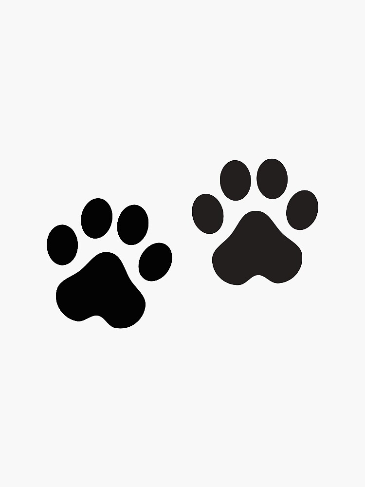 Black Paw Prints by maddie618
