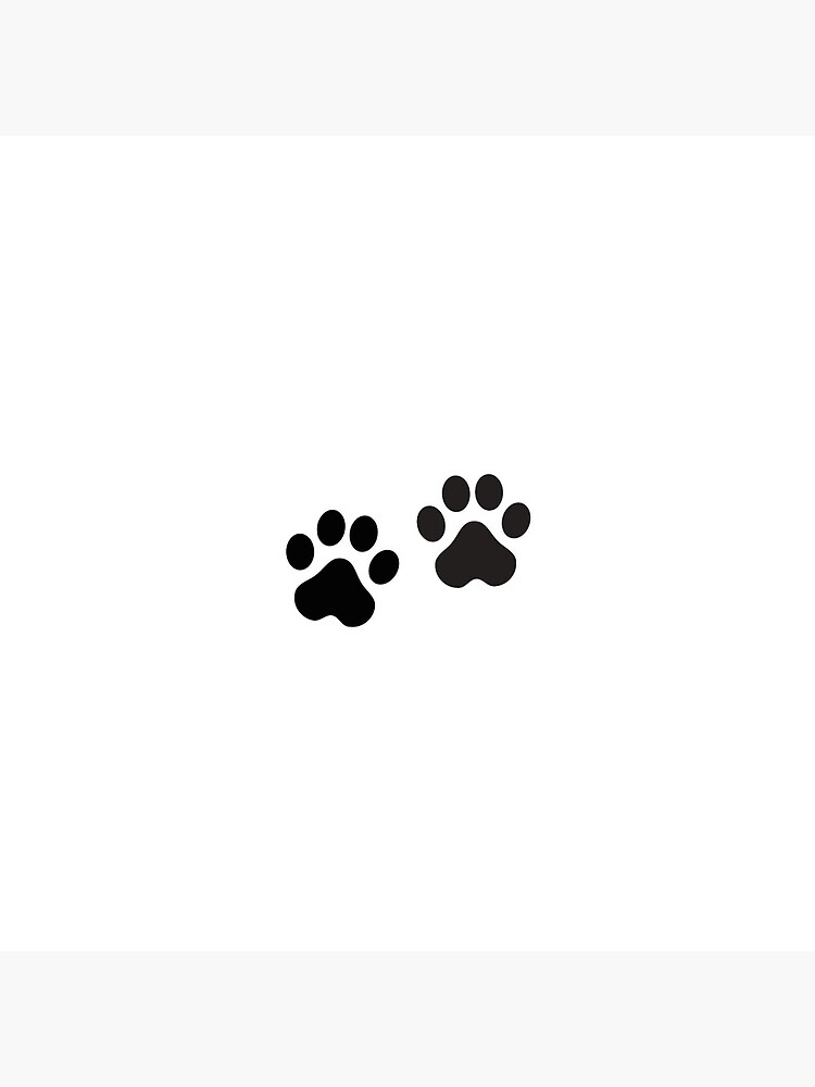 Black Paw Prints by maddie618