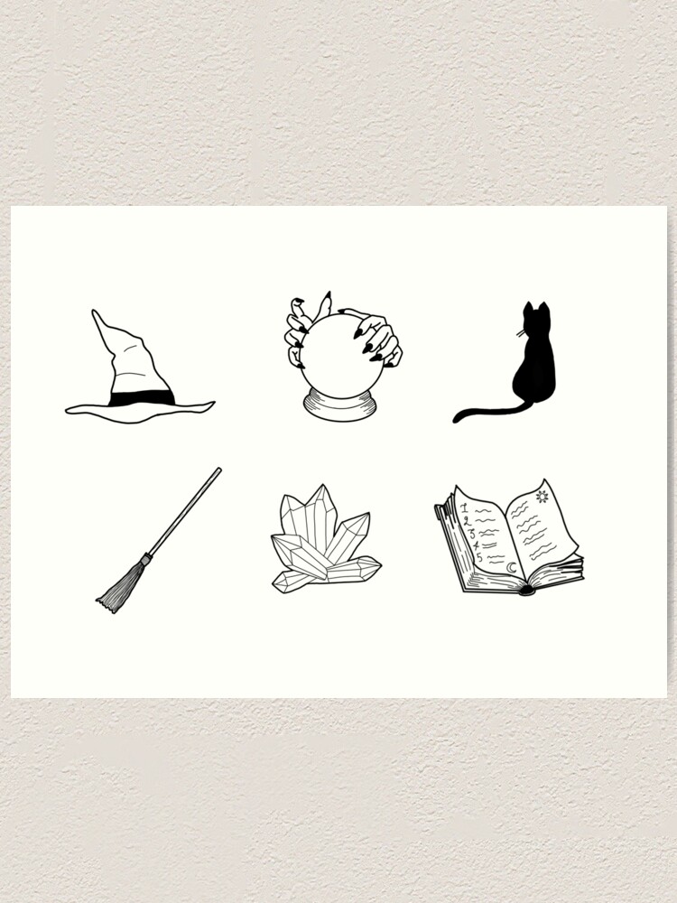 Alternate view of Witch Essentials Art Print
