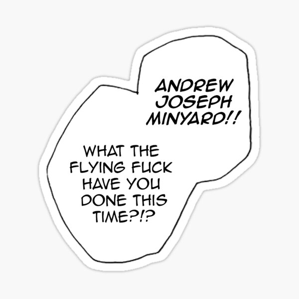 what the flying fuck Sticker