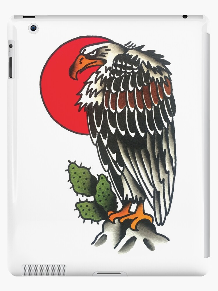Traditional Tattoo Vulture Sticker Poster for Sale by BobCatchpole   Redbubble