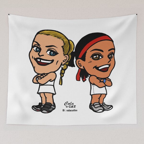Item preview, Kristina Mladenovic Caroline Garcia Fed Cup designed and sold by Colacatlee.