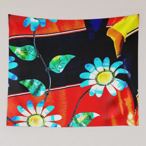 Item preview, Southwest Metal Flowers and Blanket designed and sold by William E Lopez.
