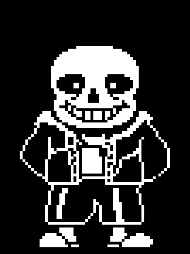 Pixilart - sans battle sprite by ink-man