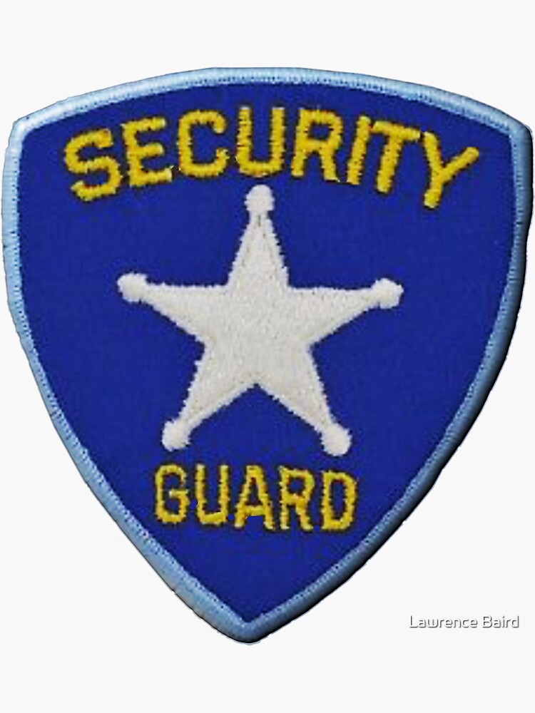 Security Enforcement Officer Vinyl Decal Sticker Security Officer Guard  Badge