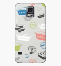 Vintage Pyrex Kollektion Muster von Moxilla Hülle & Klebefolie für Samsung Galaxy