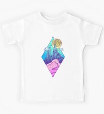 Camiseta para niños pico de la montaña