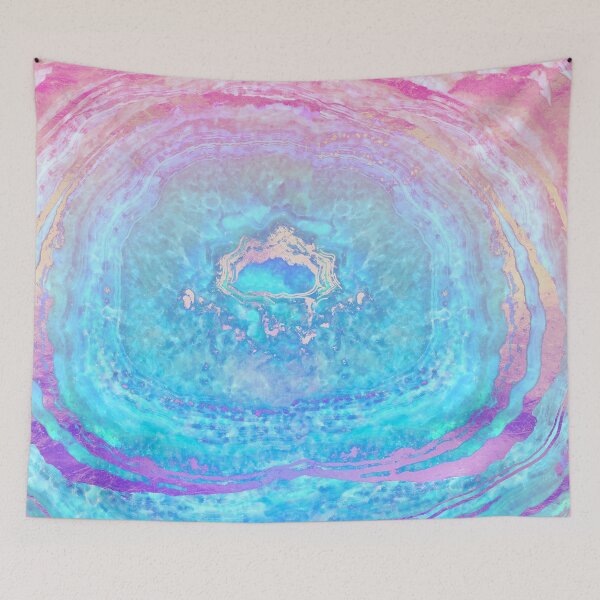 Item preview, Stone Agate Geode Mineral Rock Pretty Colors designed and sold by Glimmersmith.