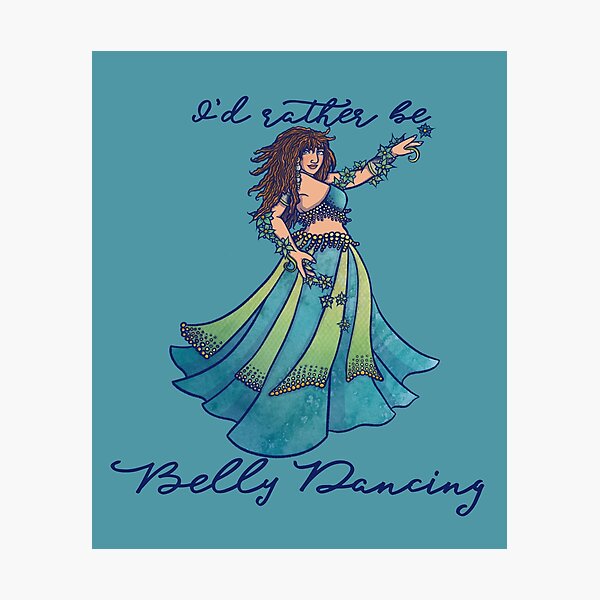 Item preview, I'd rather be belly dancing designed and sold by FrictionMaxxing.