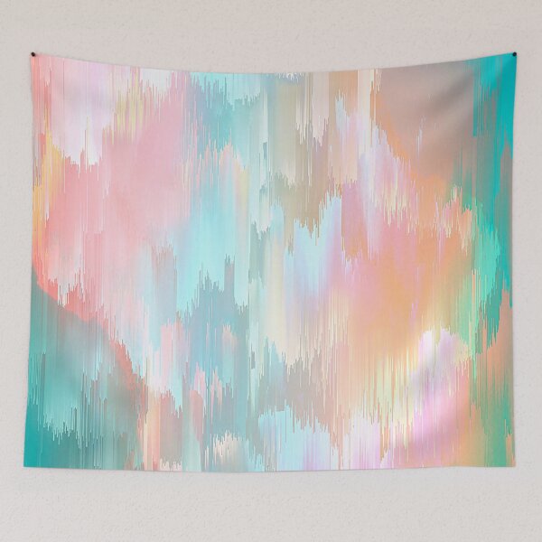 Artikelvorschau, Candy Rainbow Glitch Fall #abstractart entworfen und verkauft von Dominiquevari.