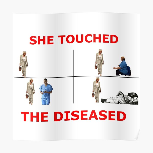 Diana - Touched the Diseased Poster