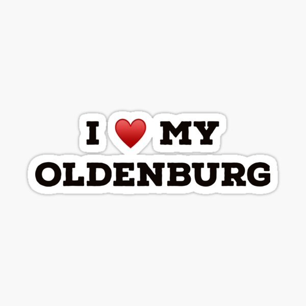 Ich liebe mein Oldenburg Sticker