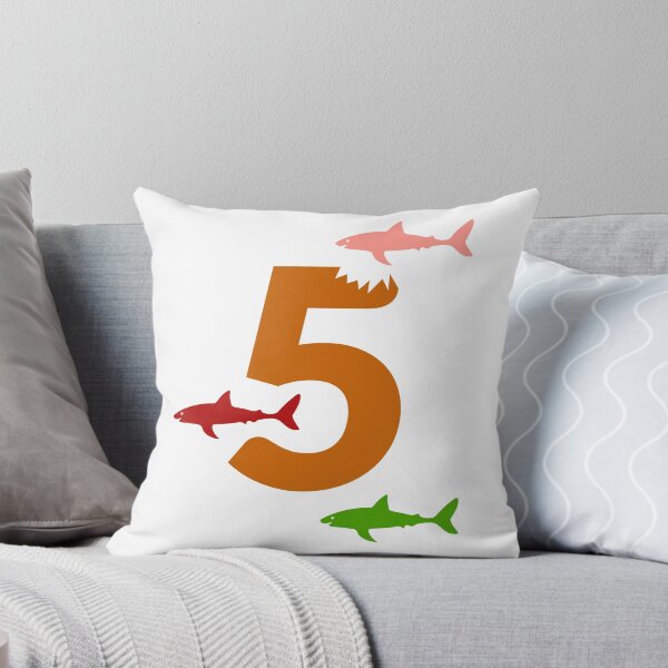 Item preview, Kids Shark Bite 5th Birthday print For 5 Year Old Birthdays designed and sold by banwa.