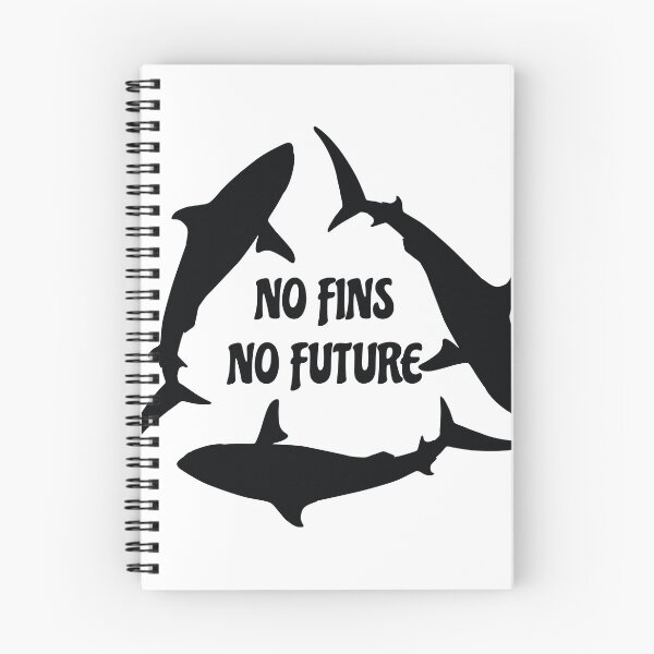 Item preview, No Fins No Future print Save Shark product designed and sold by banwa.