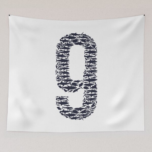 Item preview, Kids Sharks 9th Birthday Gift print For 9 Year Old Boys Girls designed and sold by banwa.