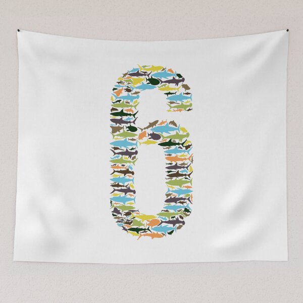 Item preview, Kids Types Of Sharks Birthday product For 6 Year Old Boys & Girls designed and sold by banwa.