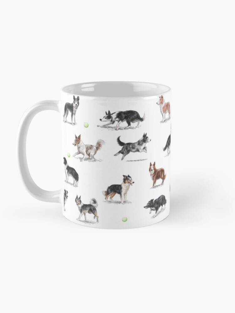 Alternate view of Border Collies Mug