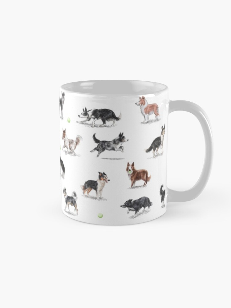 Alternate view of Border Collies Mug