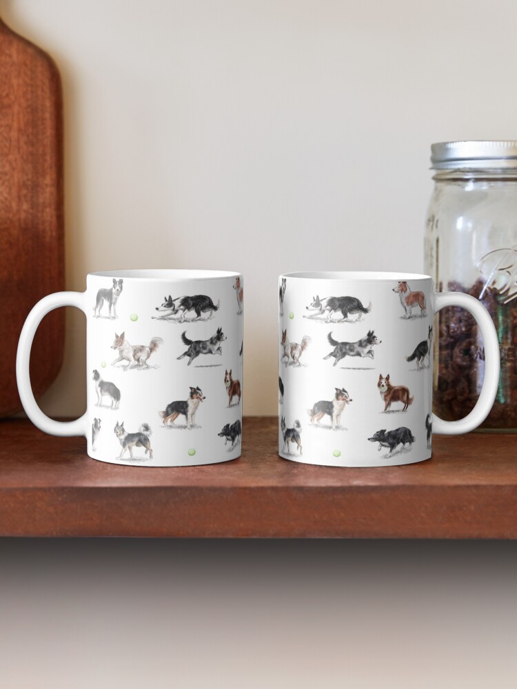 Alternate view of Border Collies Mug