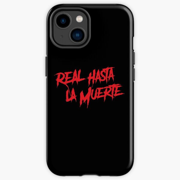 Real Hasta La Muerte Anuel Trap Reggaeton Funda resistente para iPhone