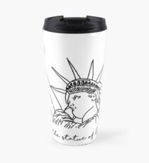 Taza de viaje La estatua de la libertad Estados Unidos de América diseño minimalista