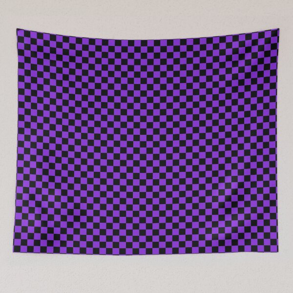 Item preview, Proton Purple and Black Checker Board  designed and sold by Texterns.