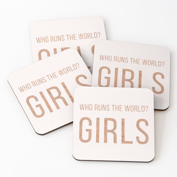 Item preview, Who Runs The World? Girls | Copper Gold Glitter designed and sold by SoNifty.