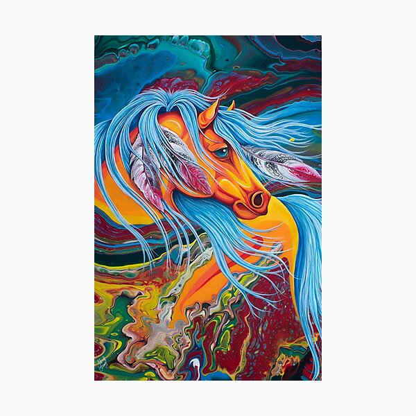 War Pony Photographic Print