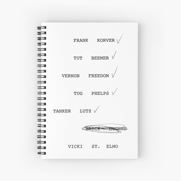 A Dream Team of Killer Stoppers Spiral Notebook