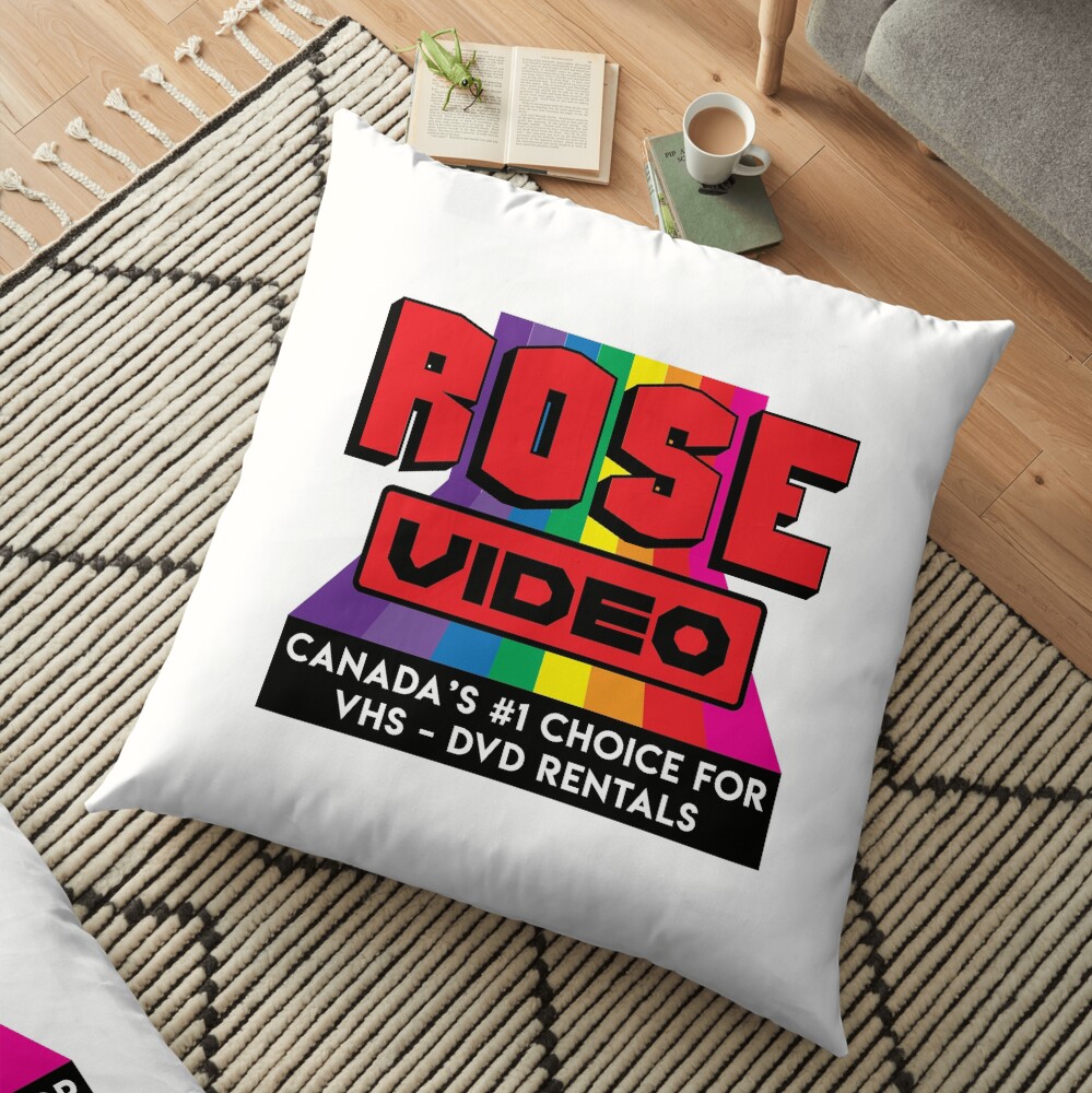 Rose Video Floor Pillow