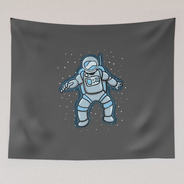 Item preview, Astronaut floating in space /w stars designed and sold by isstgeschichte.
