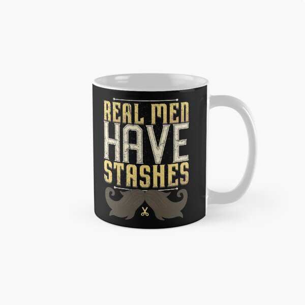 Artikelvorschau, Vintage Funny Stash Design - Echte Männer haben Stashes - Papa Geschenk entworfen und verkauft von DNH Threads.