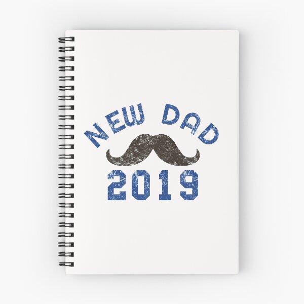 Item preview, New Dad Vintage 2019 - New Father Gift - Mustache Beard designed and sold by DNH Threads.