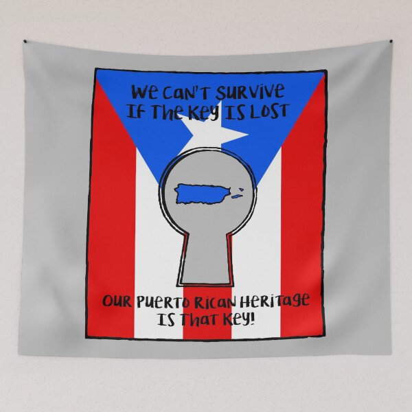 Item preview, The Key (Puerto Rican) designed and sold by 90sOE.