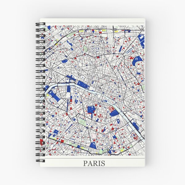 Item preview, Paris, Mondrian Style City Map designed and sold by Ever Hobbes.