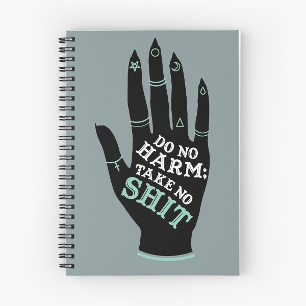 Item preview, Do No Harm; Take No Shit – Teal designed and sold by Karri Denise.