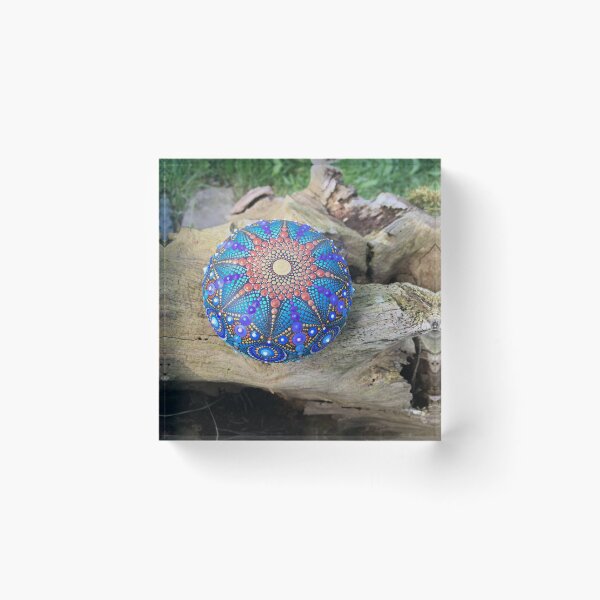Item preview, Mandala stone designed and sold by viodots.