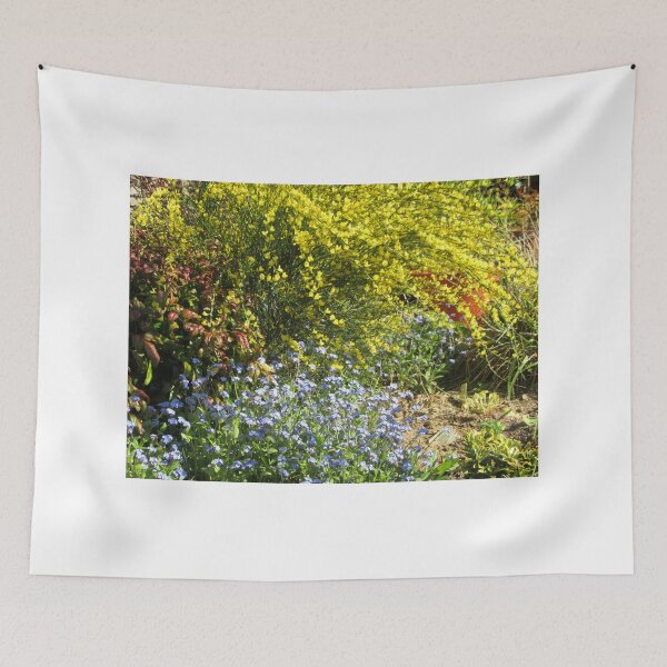 Item preview, Broom And Forget-me-not (Genisteae and Myosotis) designed and sold by lezvee.