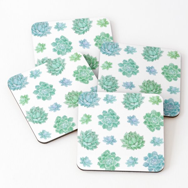 Item preview, Watercolour Succulents Pattern Sticker Pack designed and sold by MysticMagpie.