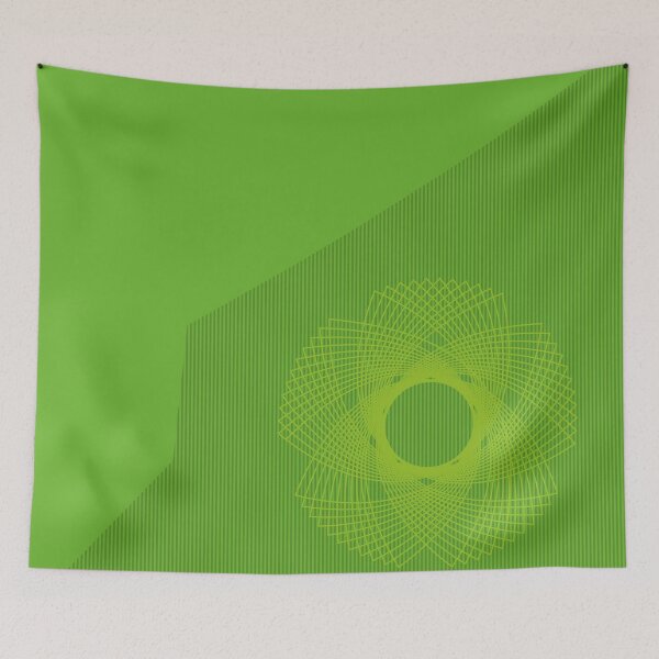 Item preview, Radical Spirography - Green designed and sold by Geometry Is Art.