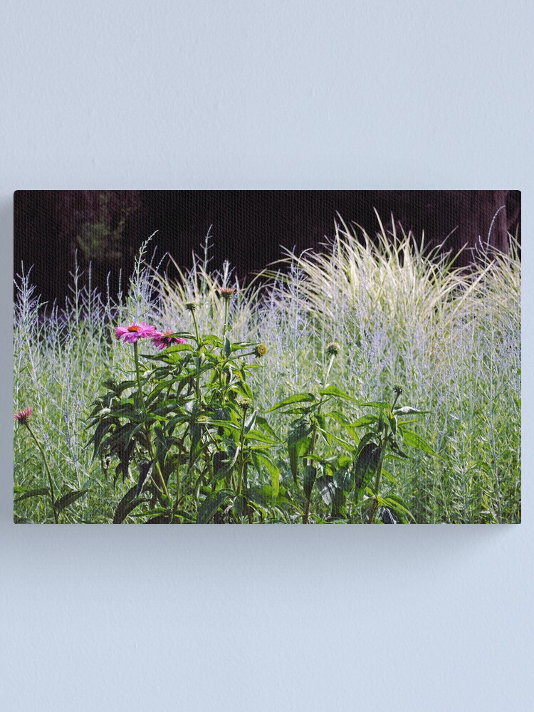 Alternate view of Purple and Silver Garden Canvas Print