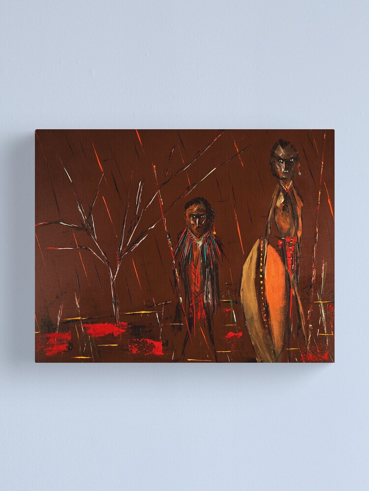 Alternate view of Massai Canvas Print