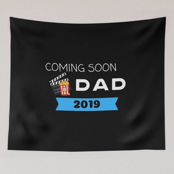 Item preview, Mens Promoted To Daddy - Coming Soon Dad 2019 - Expectant Dad Tee designed and sold by DNH Threads.